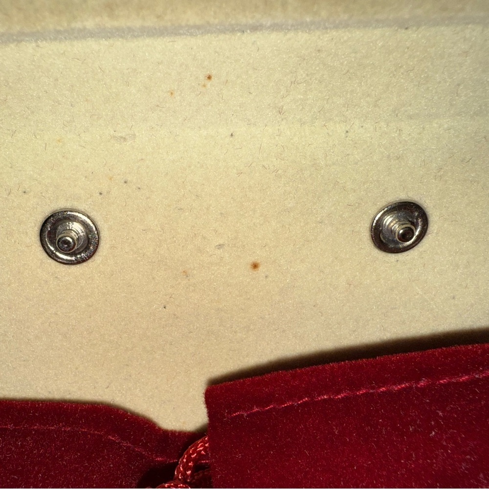 Vintage red jewelry box - Picture 8 of 9